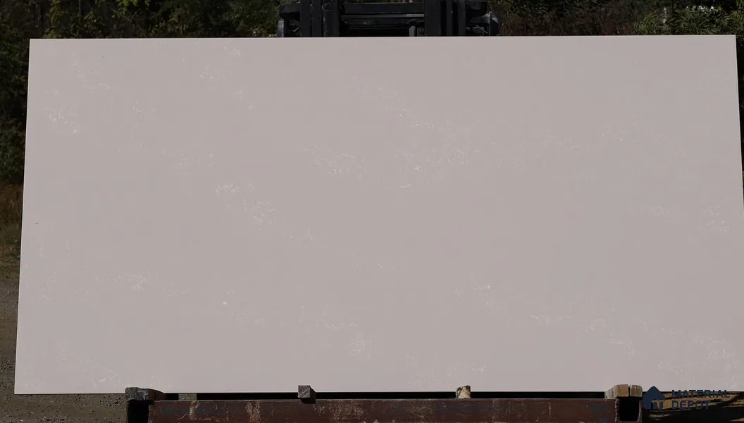 Belina Quartz {SKU} Rose Dune Value Series 10.5 ft x 5.25 ft Quartz - 20 mm | 5 Years Warranty | Suitable for Kitchen, Restaurant, Counter Tops, Dining, Reception, office
