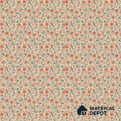 Vibrant Floral Canvas Wallpaper for Rooms