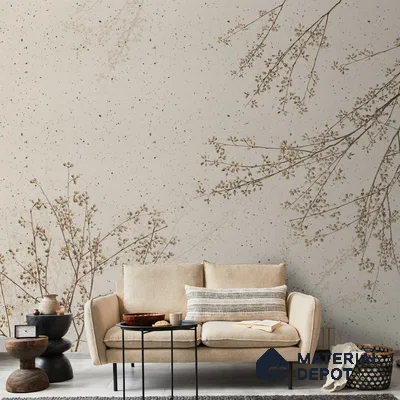 Vintage Botanic Charm Handmade Wallpaper Customised for Walls
