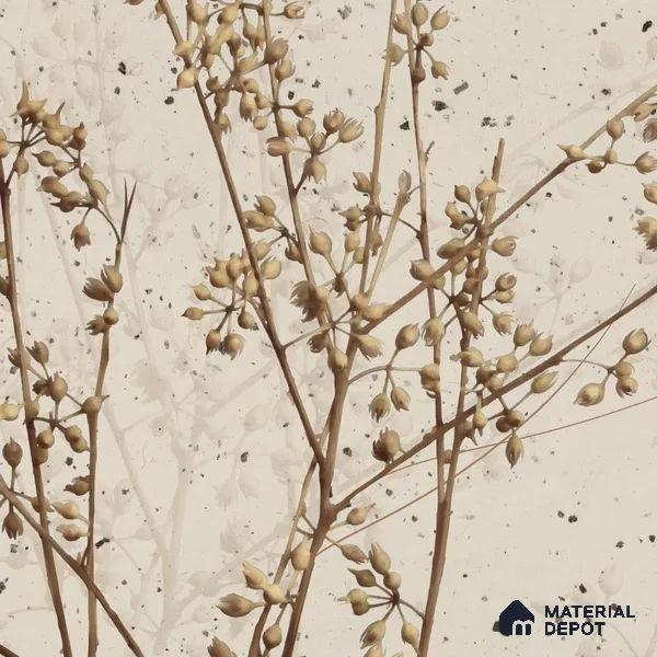 Vintage Botanic Charm Handmade Wallpaper Customised for Walls