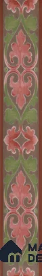 Moroccan Tile Border TL 11935 B Spatial Accent Series 1 ft x 2 inch Vitrified Matte Finish Tile Border - 9 mm | Suitable for Decorative Highlighter Border
