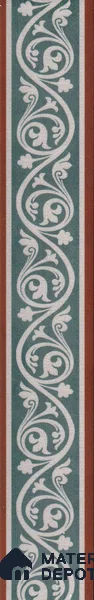 Moroccan Tile Border TL 11934 Spatial Accent Series 1 ft x 2 inch Vitrified Matte Finish Tile Border - 9 mm | Suitable for Decorative Highlighter Border