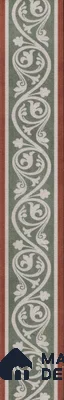 Moroccan Tile Border TL 11934 B Spatial Accent Series 1 ft x 2 inch Vitrified Matte Finish Tile Border - 9 mm | Suitable for Decorative Highlighter Border