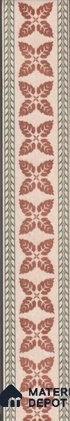 Tropical Tile Border TL 11933 Spatial Accent Series 1 ft x 2 inch Vitrified Matte Finish Tile Border - 9 mm | Suitable for Decorative Highlighter Border