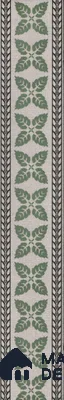 Tropical Tile Border TL 11933 B Spatial Accent Series 1 ft x 2 inch Vitrified Matte Finish Tile Border - 9 mm | Suitable for Decorative Highlighter Border