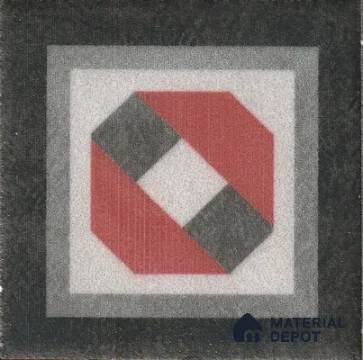 Moroccan Tile Border TL 11931 F Spatial Accent Series 2 x 2 inch Vitrified Matte Finish Center Tile - 9 mm | Suitable for Decorative Highlighter Border