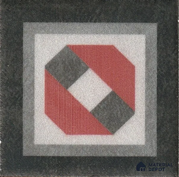 Moroccan Tile Border TL 11931 F Spatial Accent Series 2 x 2 inch Vitrified Matte Finish Center Tile - 9 mm | Suitable for Decorative Highlighter Border