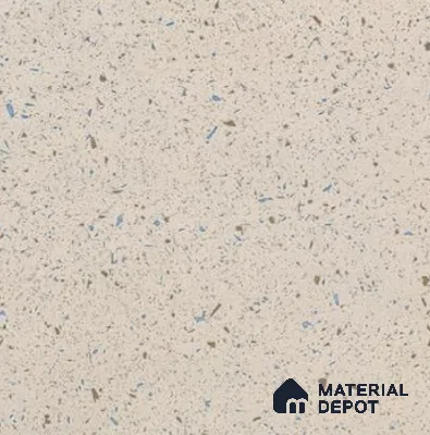 Terrazo Wall & Floor Tile TL 12403 Dusky Crystal 2 ft x 2 ft Full Body Vitrified - 8 mm | Minimum 4 mm Spacer is Recommended | Living Room, Bedroom, Bathroom, Office & Dining
