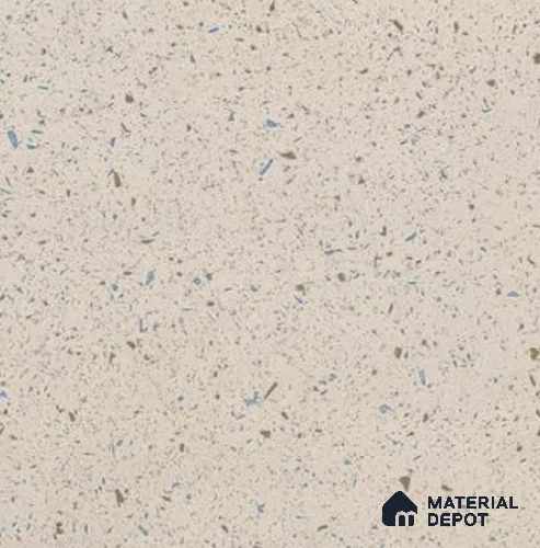 Terrazo Wall & Floor Tile TL 12403 Dusky Crystal 2 ft x 2 ft Full Body Vitrified - 8 mm | Minimum 4 mm Spacer is Recommended | Living Room, Bedroom, Bathroom, Office & Dining