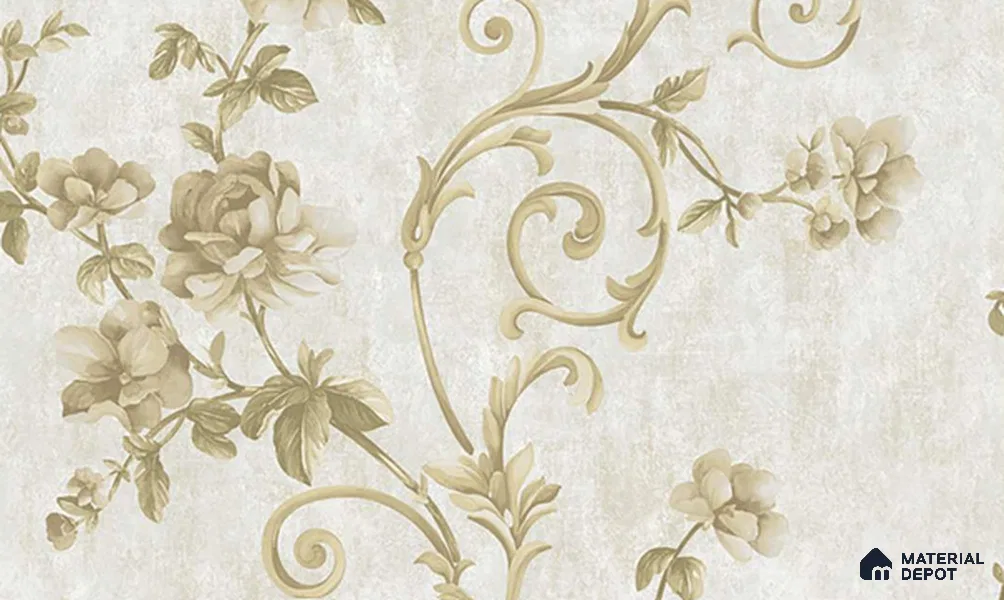 W-202 | 9.5 Meter x 21 Inches Florals Look Wallpaper - 55 Sq. Ft. | Minimum 15% wastage during installation