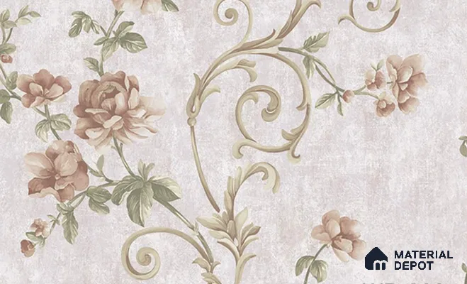 W-203 | 9.5 Meter x 21 Inches Florals Look Wallpaper - 55 Sq. Ft. | Minimum 15% wastage during installation