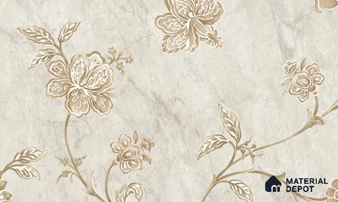 W-208 | 9.5 Meter x 21 Inches Florals Look Wallpaper - 55 Sq. Ft. | Minimum 15% wastage during installation