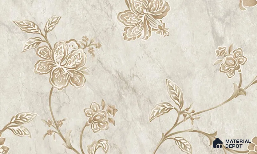 W-208 | 9.5 Meter x 21 Inches Florals Look Wallpaper - 55 Sq. Ft. | Minimum 15% wastage during installation