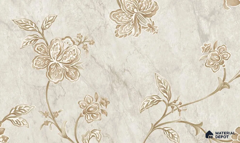 W-208 | 9.5 Meter x 21 Inches Florals Look Wallpaper - 55 Sq. Ft. | Minimum 15% wastage during installation