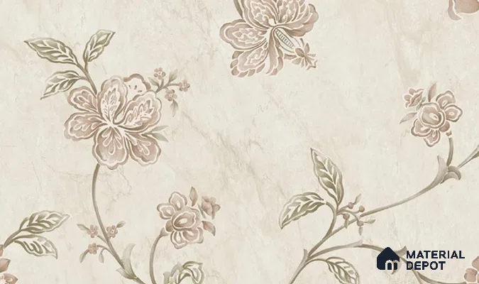 W-214 | 9.5 Meter x 21 Inches Florals Look Wallpaper - 55 Sq. Ft. | Minimum 15% wastage during installation