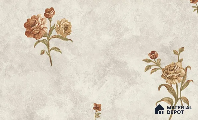 W-215 | 9.5 Meter x 21 Inches Florals Look Wallpaper - 55 Sq. Ft. | Minimum 15% wastage during installation