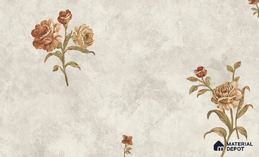 W-215 | 9.5 Meter x 21 Inches Florals Look Wallpaper - 55 Sq. Ft. | Minimum 15% wastage during installation