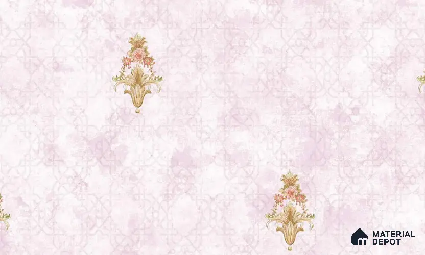 W-251 | 9.5 Meter x 21 Inches Damask Look Wallpaper - 55 Sq. Ft. | Minimum 15% wastage during installation