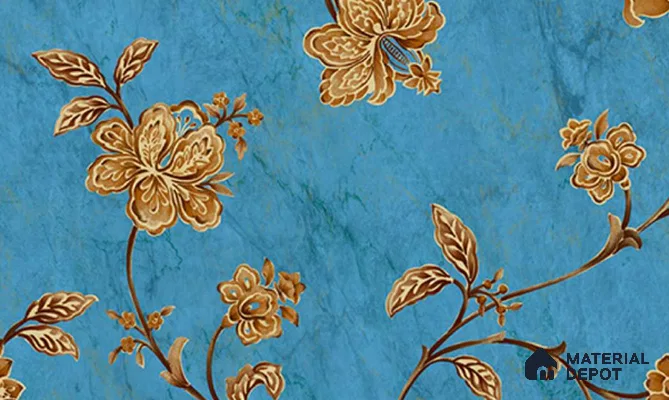 W-261 | 9.5 Meter x 21 Inches Florals Look Wallpaper - 55 Sq. Ft. | Minimum 15% wastage during installation