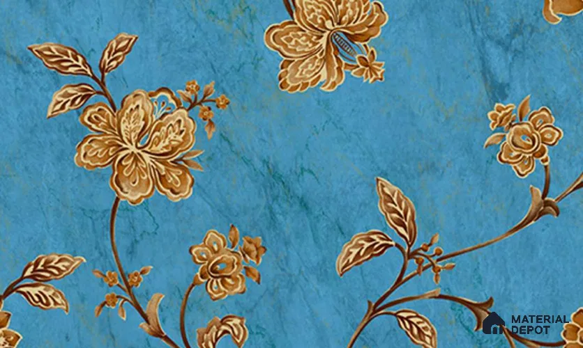 W-261 | 9.5 Meter x 21 Inches Florals Look Wallpaper - 55 Sq. Ft. | Minimum 15% wastage during installation