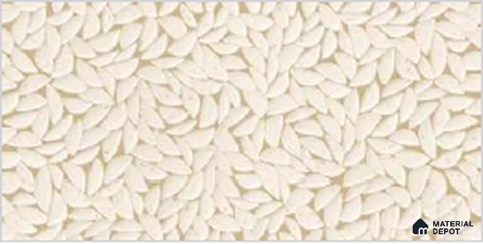 Beige Highlighter Wall Tile TL 07524 B Lustra Terrazzo Willow Decor 2 ft x 1 ft Ceramic Carving Satin Finish - 9 mm | | Suitable for Living Room, Bedroom, Bathroom