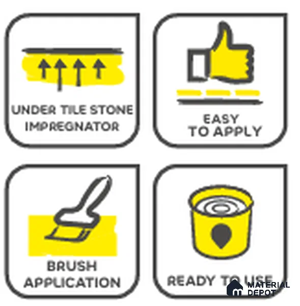 Weber Water Based Sealer Stone Protect Under Tile Stone Impregnator - 1 Ltr