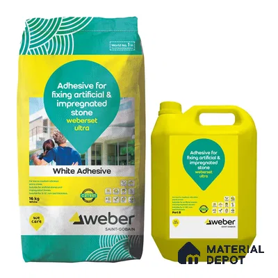 Weberset Ultra High-Performance Modified Two Component Artificial & Impregnator Stone Adhesive -  20 kg