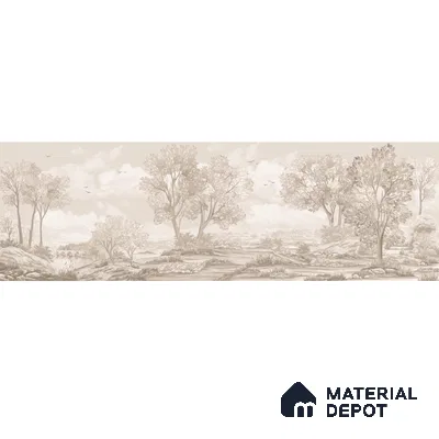 Whispering Moors Scenic Wallpaper Design Customised beige