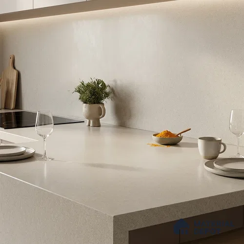 Stone Look Counter Top Slab TL 11529 C Strong Stone Sedge Bruse 8 ft x 2.6 ft Full Body Vitrified Matte Finish - 15 mm | Suitable For Counter Top, Dining Table Top & Window Frame
