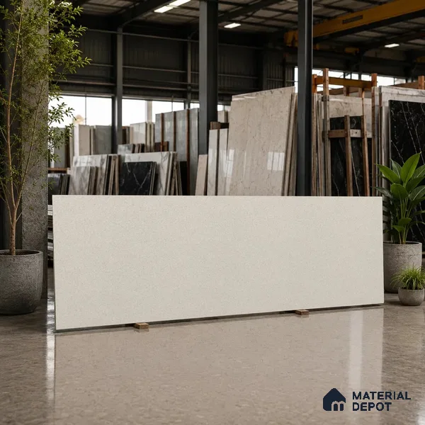 Stone Look Counter Top Slab TL 11529 C Strong Stone Sedge Bruse 8 ft x 2.6 ft Full Body Vitrified Matte Finish - 15 mm | Suitable For Counter Top, Dining Table Top & Window Frame
