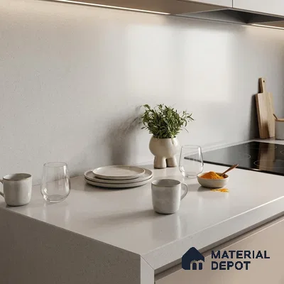 Cement Look Counter Top Slab TL 11529 I Strong Stone Sapphire 8 ft x 2.6 ft Full Body Vitrified Matte Finish - 15 mm | Suitable For Counter Top, Dining Table Top & Window Frame