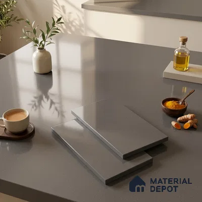 Stone Look Counter Top Slab TL 11529 J Strong Stone Cloud 8 ft x 2.6 ft Full Body Vitrified Glossy Finish - 15 mm | Suitable For Counter Top, Dining Table Top & Window Frame