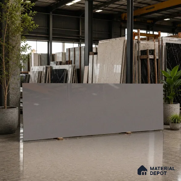 Stone Look Counter Top Slab TL 11529 J Strong Stone Cloud 8 ft x 2.6 ft Full Body Vitrified Glossy Finish - 15 mm | Suitable For Counter Top, Dining Table Top & Window Frame