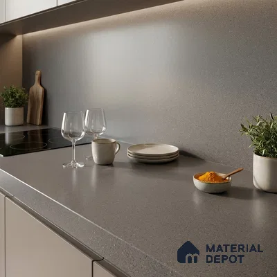 Stone Look Counter Top Slab TL 11529 K Strong Stone Cloud 8 ft x 2.6 ft Full Body Vitrified Matte Finish - 15 mm | Suitable For Counter Top, Dining Table Top & Window Frame