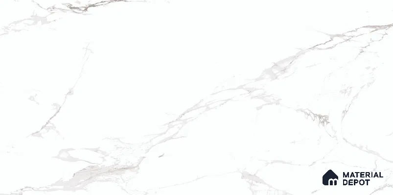 Marble Look  Tile TL 09698 5.33 ft x 2.67 ft Matte Finish Vitrified Tile - 9 mm