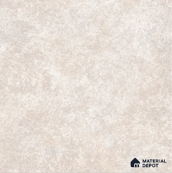 TL 08690 White 1.31 ft x 1.31 ft Matte Finish Vitrified Floor Tile - 11 mm | Pattern Alignment May Vary | 2-3 mm Spacer is Mandatory
