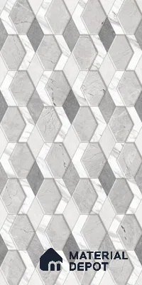 TL 08705 White 4 ft x 2 ft Glossy Finish Vitrified Floor & Wall Tile - 8.5 mm