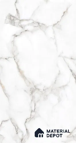TL 08708 White 4 ft x 2 ft Glossy Finish Vitrified Floor & Wall Tile - 8.5 mm