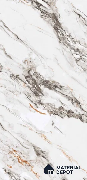 TL 08617 White 4 ft x 2 ft Glossy Finish Vitrified Floor & Wall Tile - 9 mm