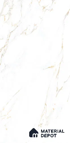 TL 08728 White 4 ft x 2 ft Matte Finish Vitrified Floor & Wall Tile - 8.5 mm