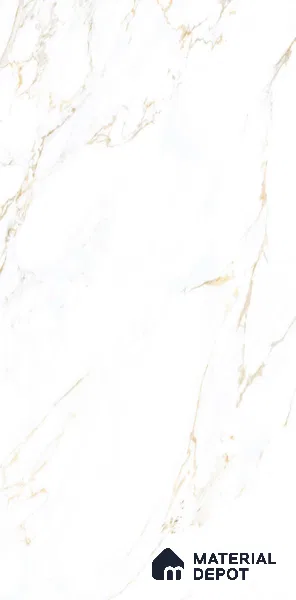 TL 08728 White 4 ft x 2 ft Matte Finish Vitrified Floor & Wall Tile - 8.5 mm