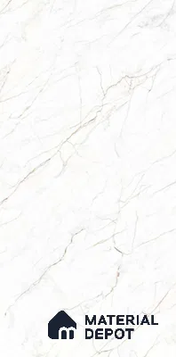 TL 08725 White 4 ft x 2 ft Matte Finish Vitrified Floor & Wall Tile - 8.5 mm