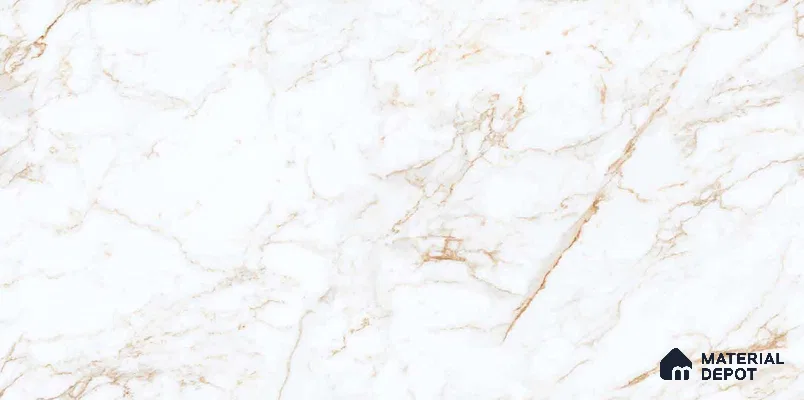 TL 08671 White 4 ft x 2 ft Matte Finish Vitrified Floor & Wall Tile - 9 mm