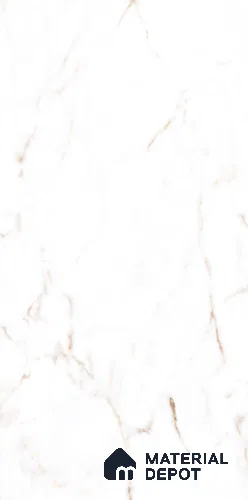 TL 08586 White 4 ft x 2 ft Matte Finish Vitrified Wall & Floor Tile - 9 mm | Random 4