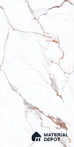 TL 08667 White 4 ft x 2 ft Matte Finish Vitrified Floor & Wall Tile - 9 mm