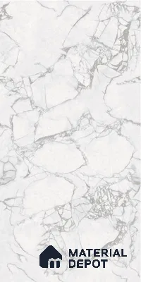 TL 08668 White 4 ft x 2 ft Matte Finish Vitrified Floor & Wall Tile - 9 mm