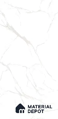 TL 08583 White 4 ft x 2 ft Matte Finish Vitrified Wall & Floor Tile - 9 mm | Random 3