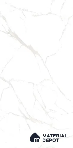 TL 08583 White 4 ft x 2 ft Matte Finish Vitrified Wall & Floor Tile - 9 mm | Random 3