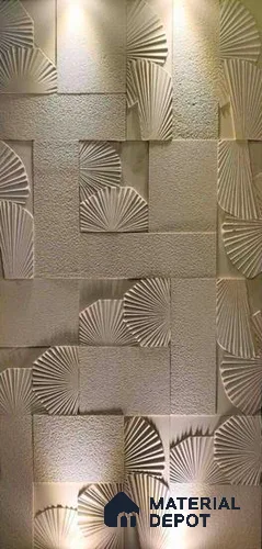WL 00384 Windmill Natural Stone Wall Cladding | Set Contains Mix Sizes of 300x300 mm, 300x150 mm, 150x150 mm | Coverage Area 8 Sq. Ft. |  Stone is a Natural Product, Please Expect Variation in Shades