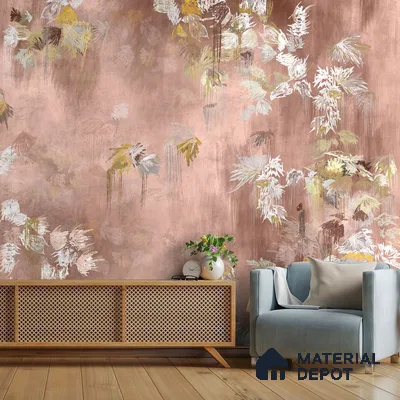 Worth it - Abstract Soft Feel Customized Wallpaper Design for Walls, Pink
